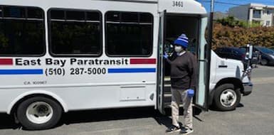 Image of east bay paratransit contactless payment app